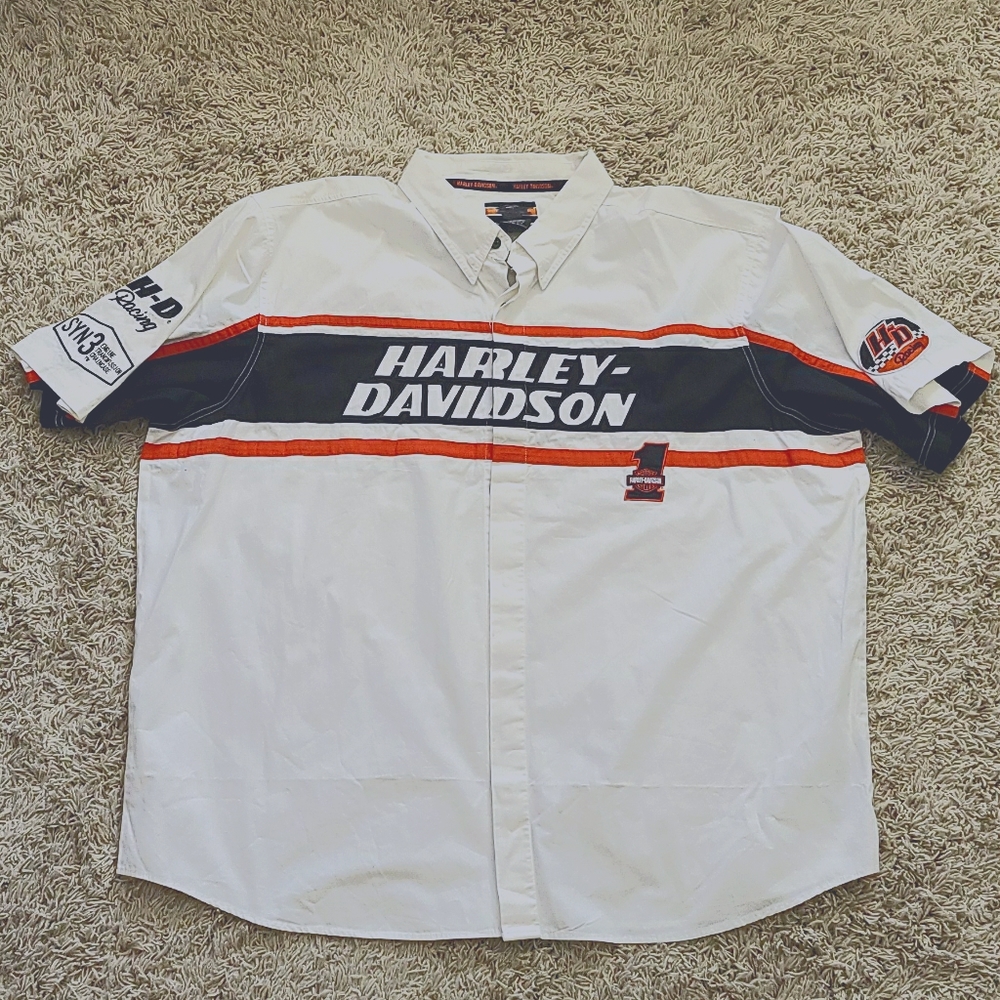 Harley Davidson button up shirt